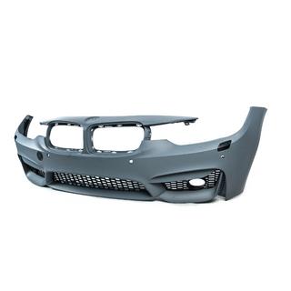 Передний бампер в стиле F80 M3 (под противотуманные фары) BMW 3 серия F30/F31 2012-2019 гг. фото 2