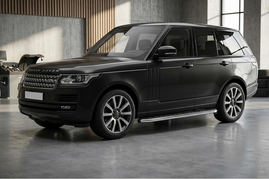 Range Rover IV L405 2013-2021 гг. Боковые Подножки Maydos V1 (2 шт., нержавейка) Image