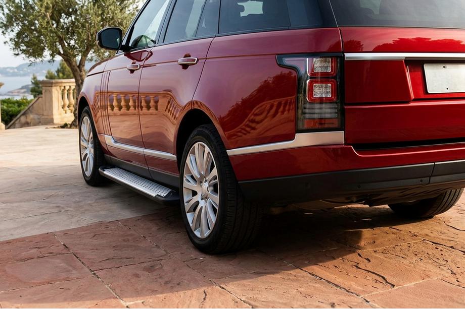 Range Rover IV L405 2013-2021 гг. Боковые пороги X5-тип (2 шт, алюминий) Image