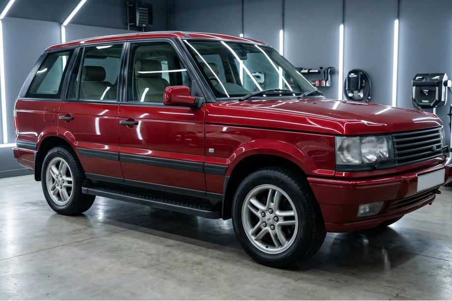 Range Rover II P38A 1997-2002 гг. Боковые Подножки Allmond Black (2 шт., Алюминий) Image