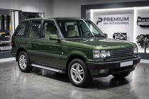 Range Rover II P38A 1997-2002 гг. Боковые Подножки Line (2 шт., Алюминий) фото 1
