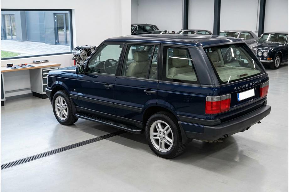 Range Rover II P38A 1997-2002 гг. Боковые пороги Bosphorus Black (2 шт., алюминий) Image