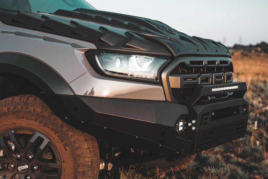 Ford Ranger 2011–2022 гг. Передний бампер с защитой картера Dakar (Для Raptor, 2019-2022) Фото 1