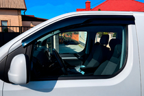 Fiat Scudo 2022- гг. Ветровики на окна (2 шт., Sunplex Sport) фото 2