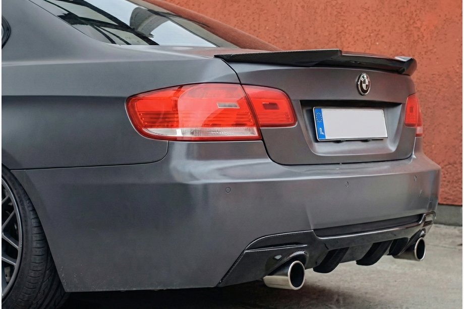 BMW 3 серия E92/E93 2006–2013 гг. Спойлер в стиле M4 (для E92, черный глянец) Image