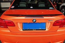 BMW 3 серия E92/E93 2006–2013 гг. Спойлер в стиле M4 (для E93, черный глянец) фото 1