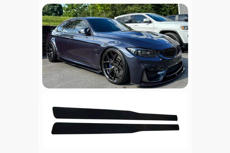 BMW 4 серия F32/F33/F36 2012-2020 гг. Накладки на пороги PSM-Style (для порогов M4, ABS) Image