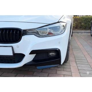 Угловые накладки на передний бампер JIE Flap (для M-Sport, ABS) фото 1
