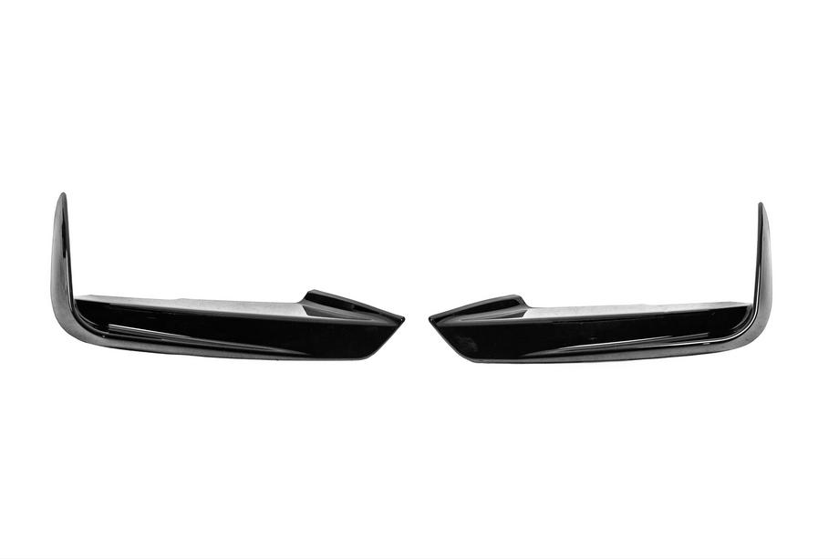 BMW 3 серия F30/F31 2012-2019 гг. Угловые накладки на передний бампер JIE Flap (для M-Sport, ABS) Фото 3