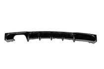 BMW 3 серия F30/F31 2012-2019 гг. Задний диффузор под односторонний двойной выхлоп (для M-Sport, ABS) фото 1