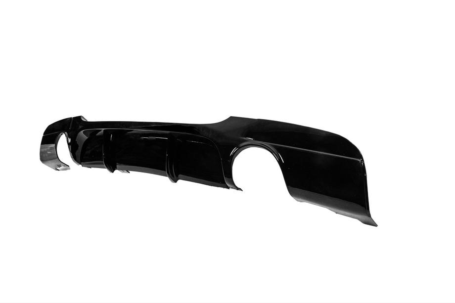 BMW 3 серия E90/E91 2005-2011 гг. Задний диффузор под двусторонний одиночный выхлоп (для M-Sport, ABS) Фото 3