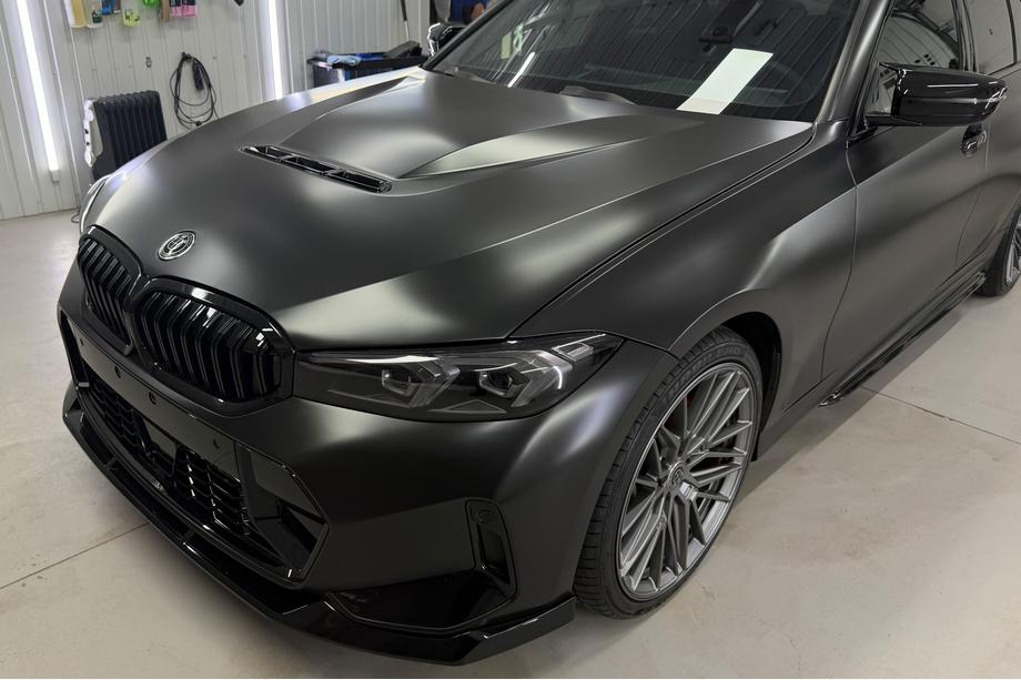 BMW 3 серия G20/G21 2018- гг. Передний лип-спойлер FD-Style для M-Sport 2023+, ABS Фото 2