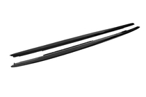 BMW 5 серия G30/G31 2017–2023 гг. Накладки на пороги ABS (для порогов M-Sport/M5, черный глянец) фото 8