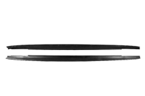 BMW 5 серия G30/G31 2017–2023 гг. Накладки на пороги ABS (для порогов M-Sport/M5, черный глянец) фото 11