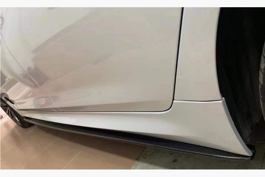 BMW 5 серия G30/G31 2017–2023 гг. Накладки на пороги ABS (для порогов M-Sport/M5, черный глянец) Image