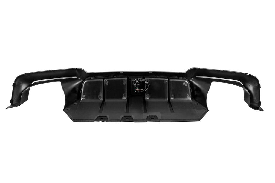BMW 5 серия F10/F11 2010–2016 гг. Задний диффузор M5-Style LED (для M-Sport, ABS) Фото 5
