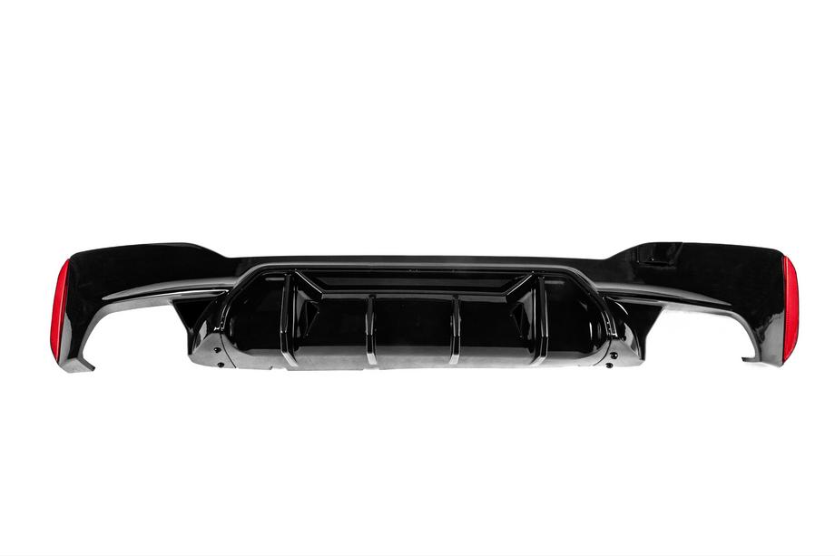 BMW 5 серия G30/G31 2017–2023 гг. Диффузор заднего бампера LCI-Style (для M-Sport/M5 F90, ABS) Фото 2