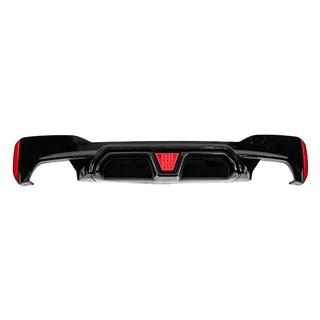 Диффузор заднего бампера CS-Style LED (для M-Sport/M5 F90, ABS) фото 1