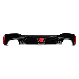 Диффузор заднего бампера CS-Style LED (для M-Sport/M5 F90, ABS) фото 1