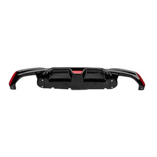 Диффузор заднего бампера CS-Style LED (для M-Sport/M5 F90, ABS) фото 4