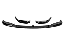 BMW 3 серия F30/F31 2012-2019 гг. Передний лип-спойлер BM (для M3-LOOK, чёрный глянец) фото 8