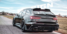 Audi A6 C8 2018–2025 гг. Комплект обвеса AE-Design Carbon (для RS6) фото 2