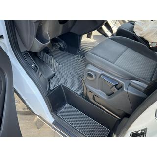 Полиуретановые коврики на пороги (2 шт, EVA, серые) Ford Custom 2013-2022 гг. фото 1