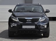 Kia Sportage 2010-2015 гг. Кенгурятник WT003 Черный (Нержавеющая сталь) фото 3