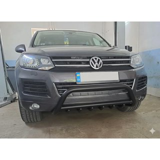 Кенгурятник WT003 Черный Нержавейка фото 4