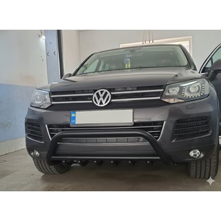 Кенгурятник WT003 Черный Нержавейка фото 1
