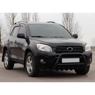 Кенгурятник WT003 Черный Нержавейка Toyota Rav 4 2006-2013 гг. фото 1