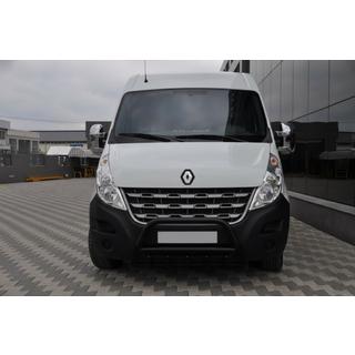Кенгурятник WT003 Черный (Нержавеющая сталь) Nissan NV400 2010-2024 гг. фото 1
