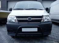 Toyota HiAce Кенгурятник WT003 Черный Нержавейка фото 4