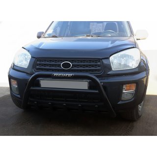 Кенгурятник WT003 Черный Нержавейка Toyota Rav 4 2001-2005 гг. фото 3