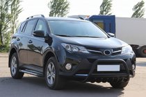 Toyota Rav 4 2013-2018 гг. Кенгурятник WT003 Черный Нержавейка фото 7