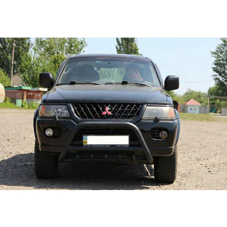Кенгурятник WT003 Черный Нержавейка фото 4