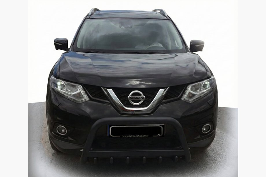 Nissan X-trail T32/Rogue 2014-2021 гг. Кенгурятник WT003 Черный Нержавейка Фото 5