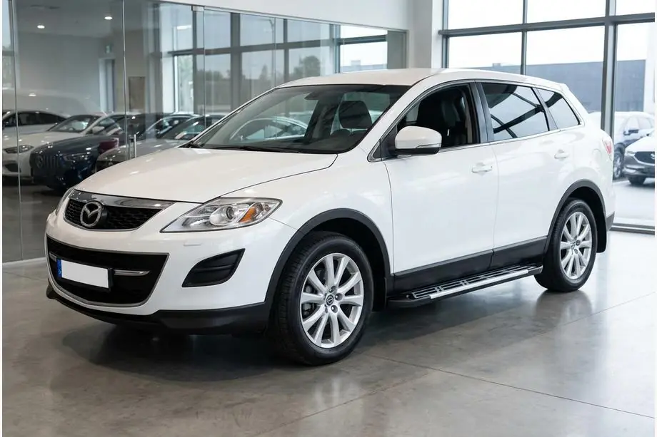 Mazda CX-9 2007-2016 гг. Боковые Подножки Sunrise (2 шт., Алюминий) Image