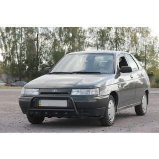 Кенгурятник WT003 Черный 60мм (Нержавеющая сталь) ВАЗ 2110-21115 1995-2015 гг. фото 1