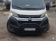 Citroen Jumper 2007-2025 гг. Передняя дуга WT003 Черная (нерж. сталь) фото 3