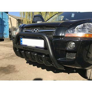 Кенгурятник WT004 Черный (Нержавейка) фото 1