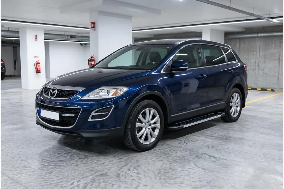 Mazda CX-9 2007-2016 гг. Боковые пороги RedLine V1 (2 шт., алюминий) Image