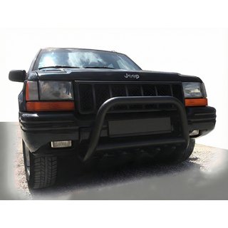 Кенгурятник WT003 Черный Jeep Grand Cherokee WJ 1999-2004 гг. фото 1