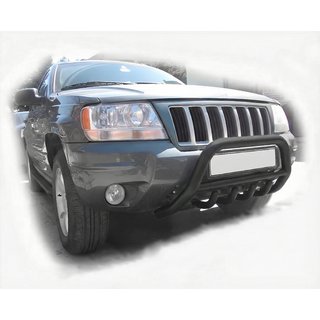Кенгурятник WT003 Черный Jeep Grand Cherokee WK 2004-2010 гг. фото 1
