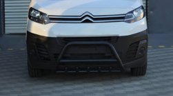 Citroen Jumpy/Dispatch 2017- гг. Кенгурятник WT003 Черный Нержавейка фото 4