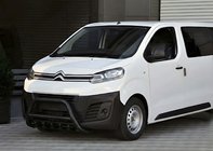 Citroen Jumpy/Dispatch 2017- гг. Кенгурятник WT003 Черный Нержавейка фото 3