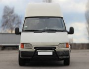 Ford Transit 1991-2000 гг. Кенгурятник WT003 Черный Нержавейка фото 3