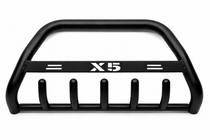 BMW X5 E53 1999–2006 гг. Кенгурятник WT004 Черный (Нержавейка) фото 1