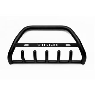 Кенгурятник WT004 Черный (Нержавейка) Chery Tiggo 3 2005- гг.