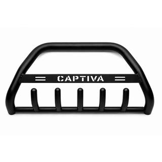 Кенгурятник WT004 Черный (Нержавейка) Chevrolet Captiva 2006-2019 гг. фото 3